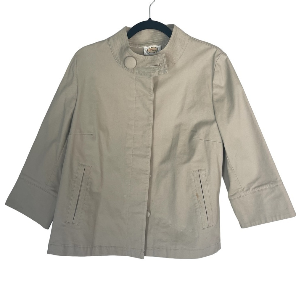Talbots Women’s Button Down Stretch Blazer Size Medium